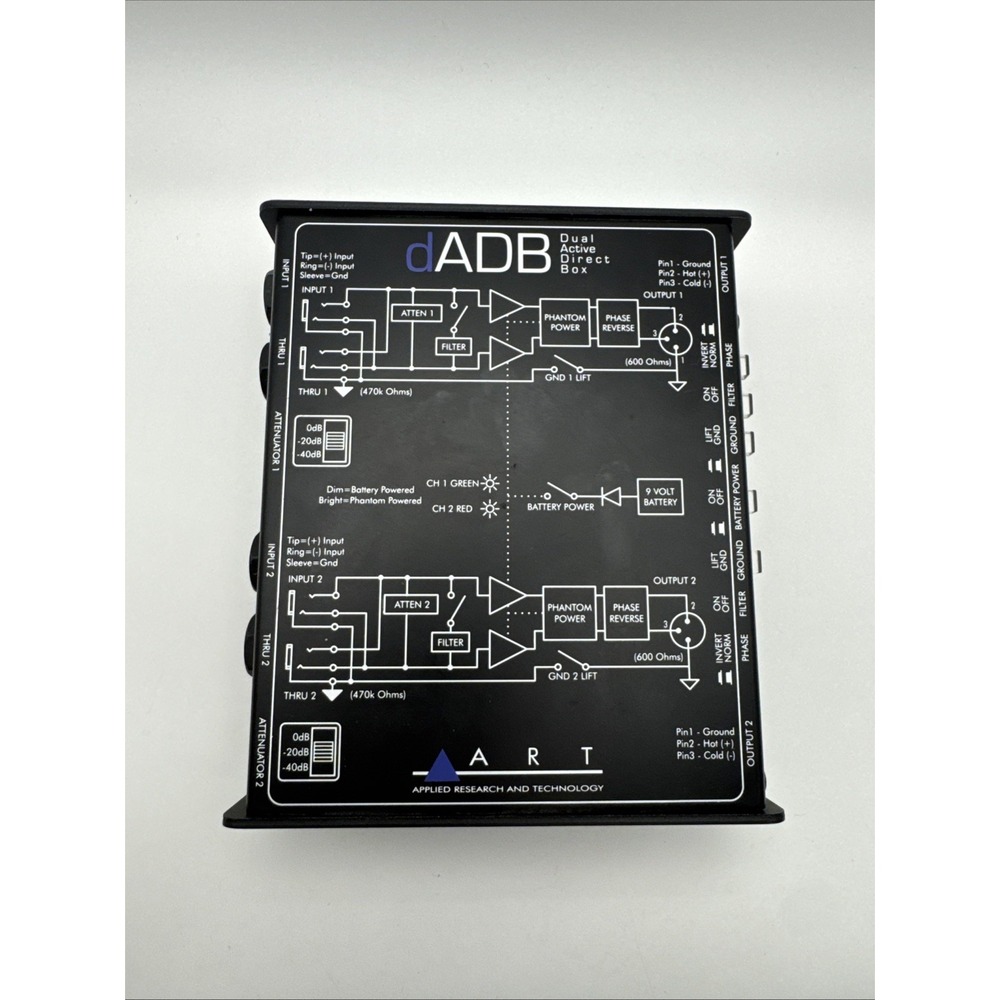 ART dADB 2-Channel Active Direct Box